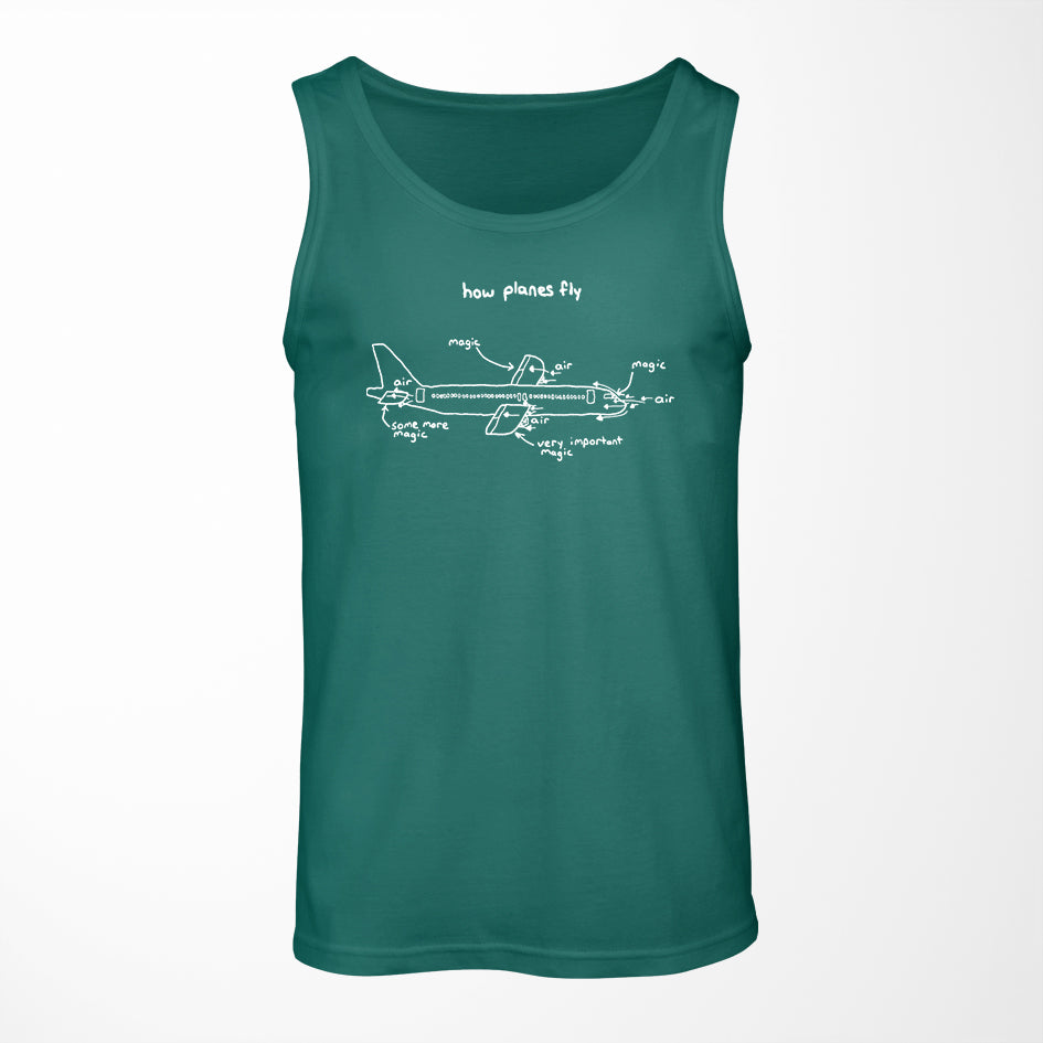 How Planes Fly Designed Tank Tops