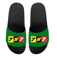 Thumbnail for Flat Colourful 787 Designed Sport Slippers