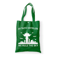 Thumbnail for Air Traffic Controllers - We Rule The Sky Designed Tote Bags