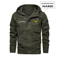 Thumbnail for Special BOEING Text Designed Cotton Jackets