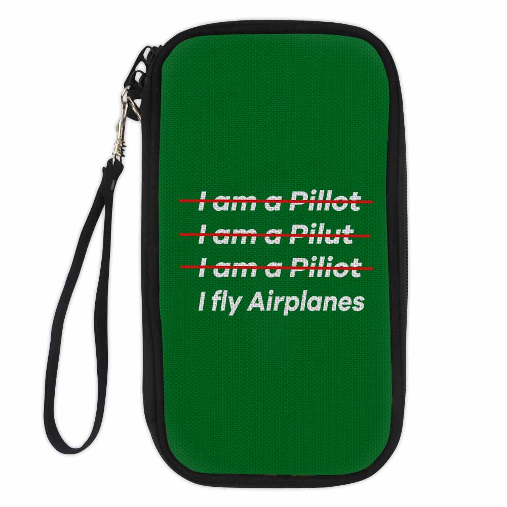 I Fly Airplanes Designed Travel Cases & Wallets