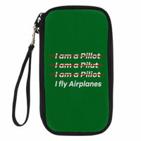 Thumbnail for I Fly Airplanes Designed Travel Cases & Wallets