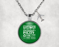 Thumbnail for Student Pilot Label Designed Necklaces