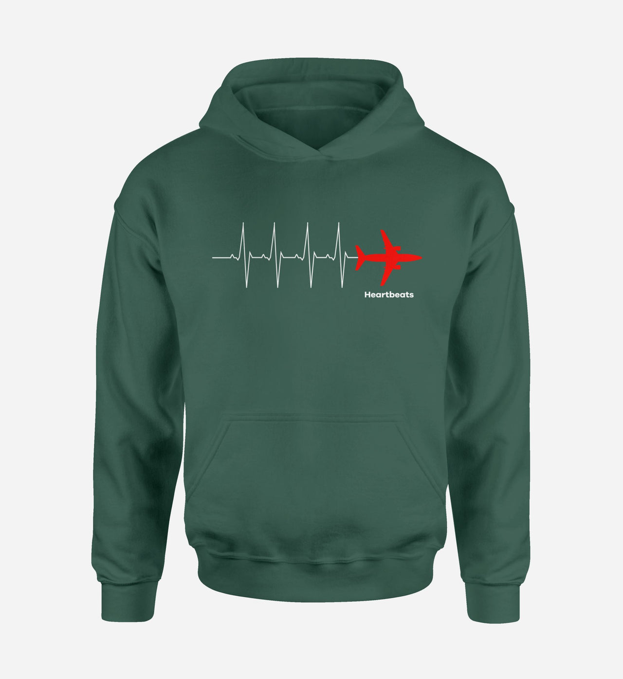Aviation Heartbeats Designed Hoodies