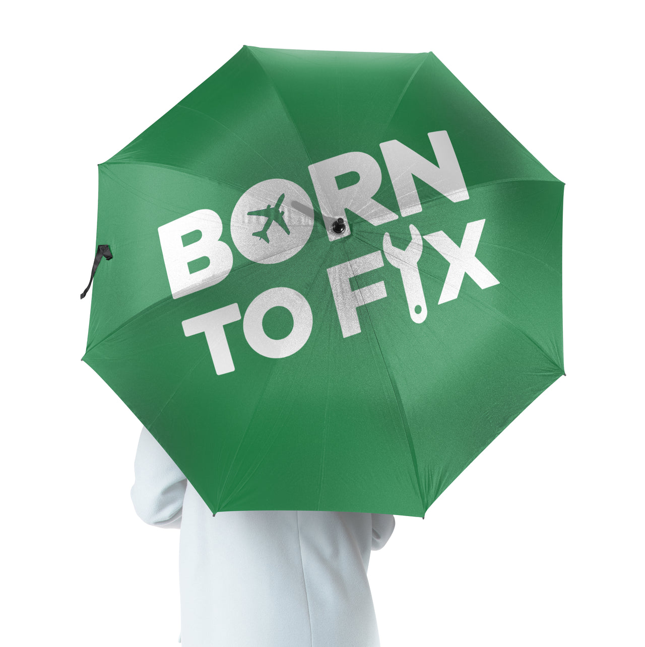 Born To Fix Airplanes Designed Umbrella