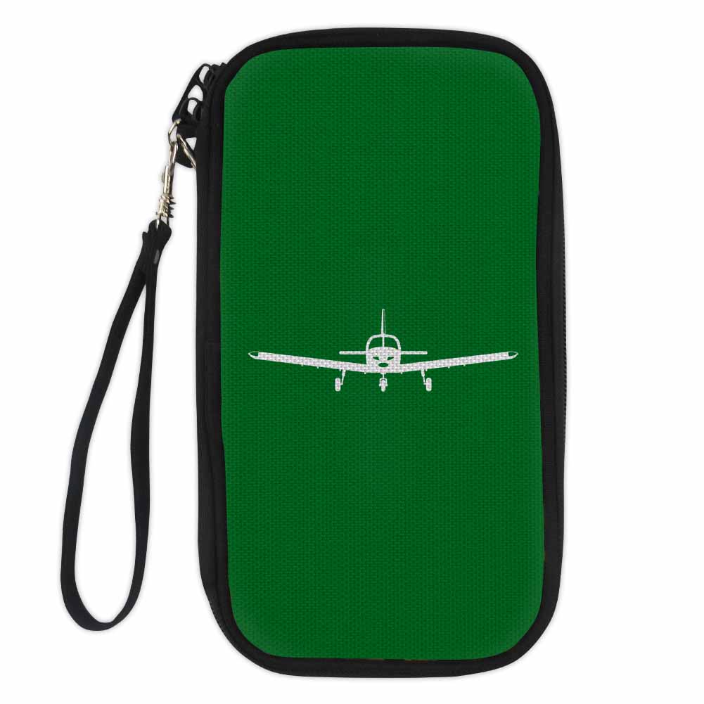 Piper PA28 Silhouette Plane Designed Travel Cases & Wallets