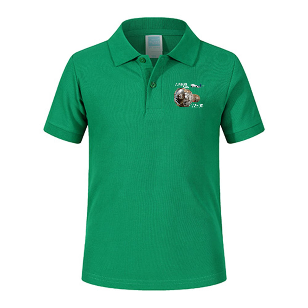 Airbus A320 & V2500 Engine Designed Children Polo T-Shirts