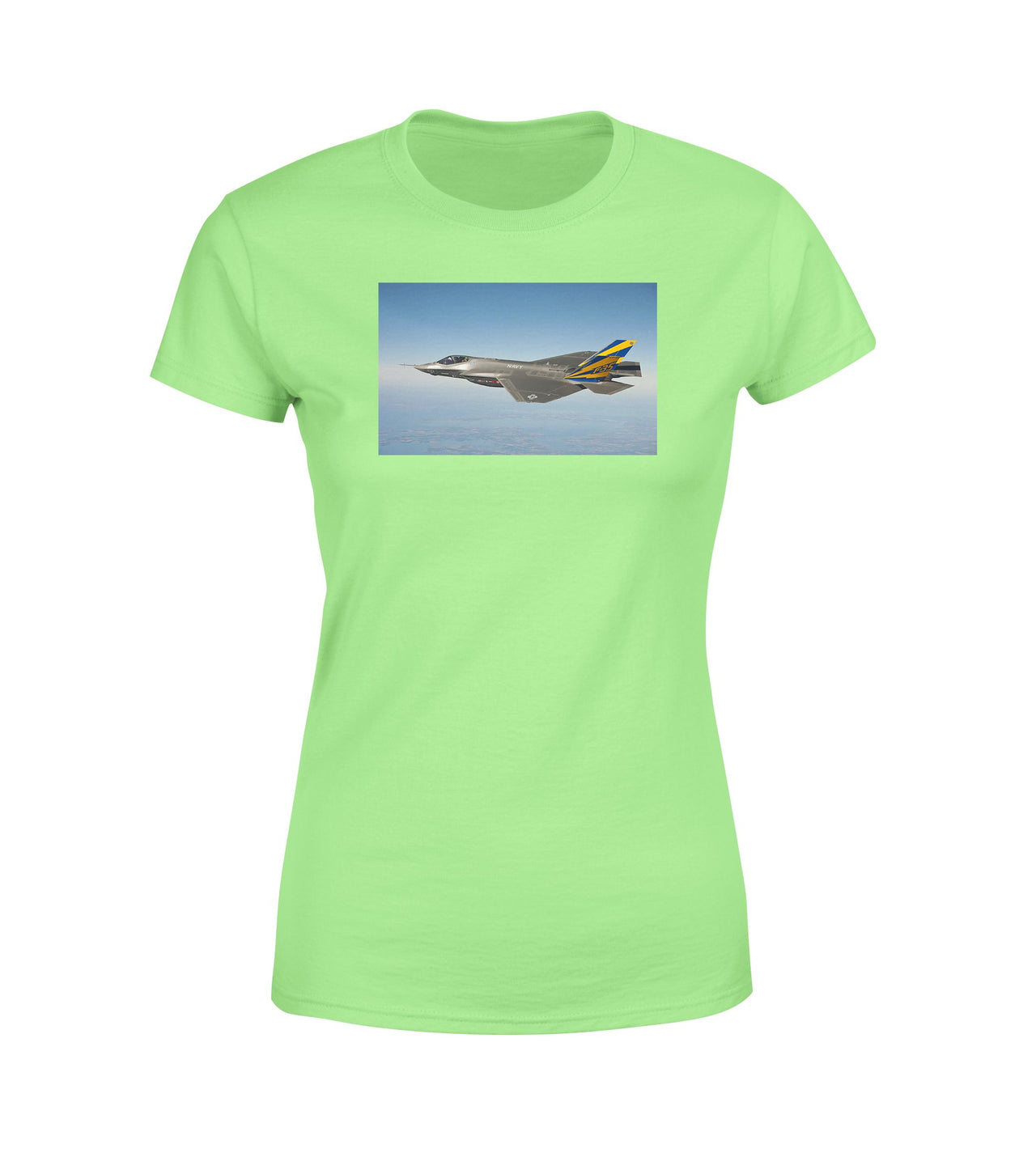 Cruising Fighter Jet 35 Designed Women T-Shirts