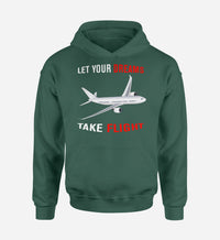 Thumbnail for Let Your Dreams Take Flight Designed Hoodies