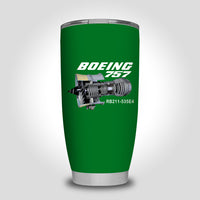 Thumbnail for Boeing 757 & Rolls Royce Engine (RB211) Designed Tumbler Travel Mugs