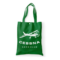 Thumbnail for Cessna Aeroclub Designed Tote Bags
