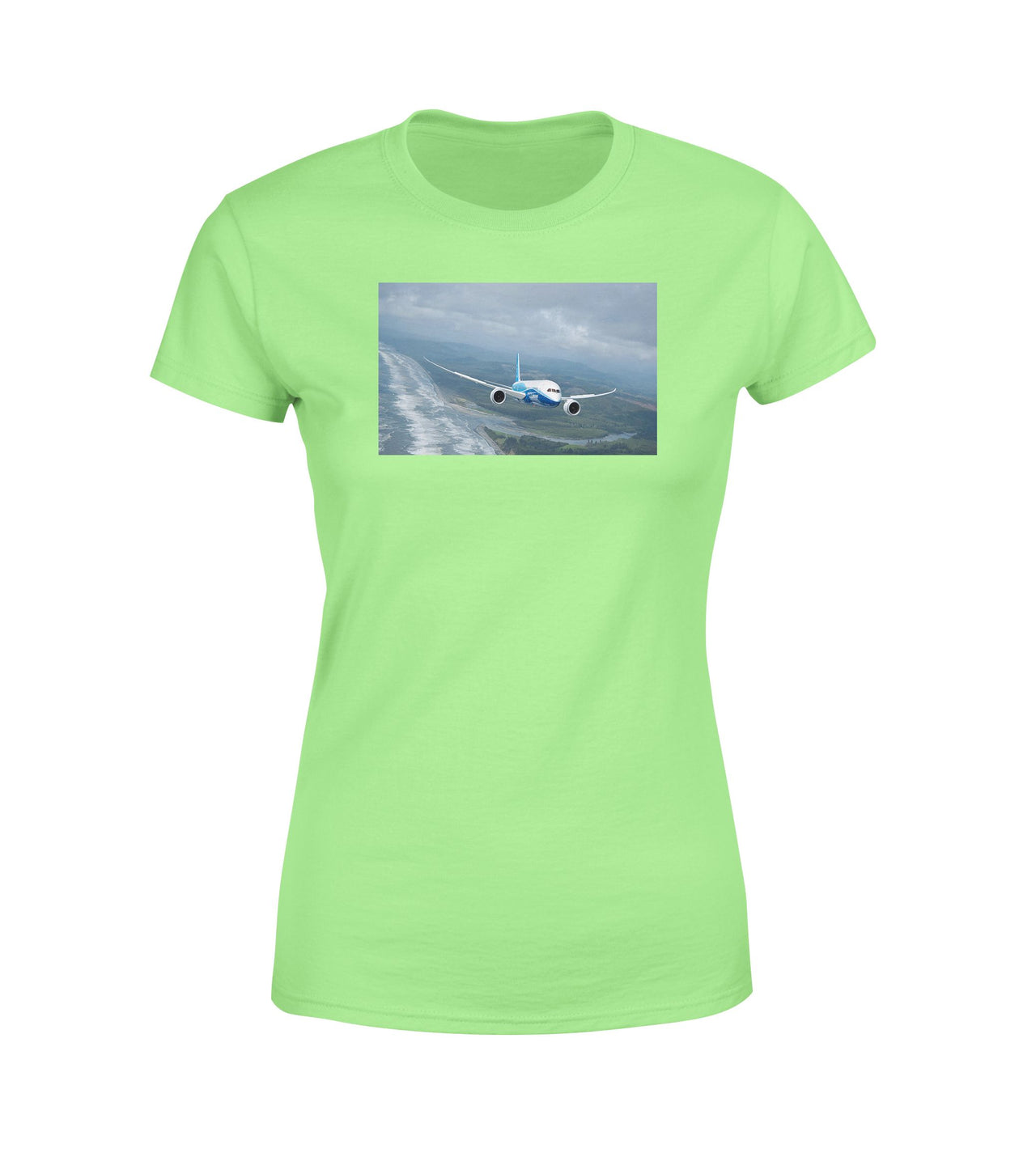 Cruising Boeing 787 Designed Women T-Shirts