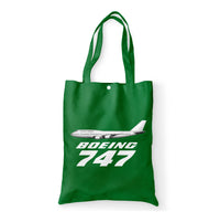 Thumbnail for The Boeing 747 Designed Tote Bags