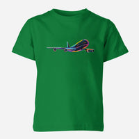 Thumbnail for Multicolor Airplane Designed Children T-Shirts