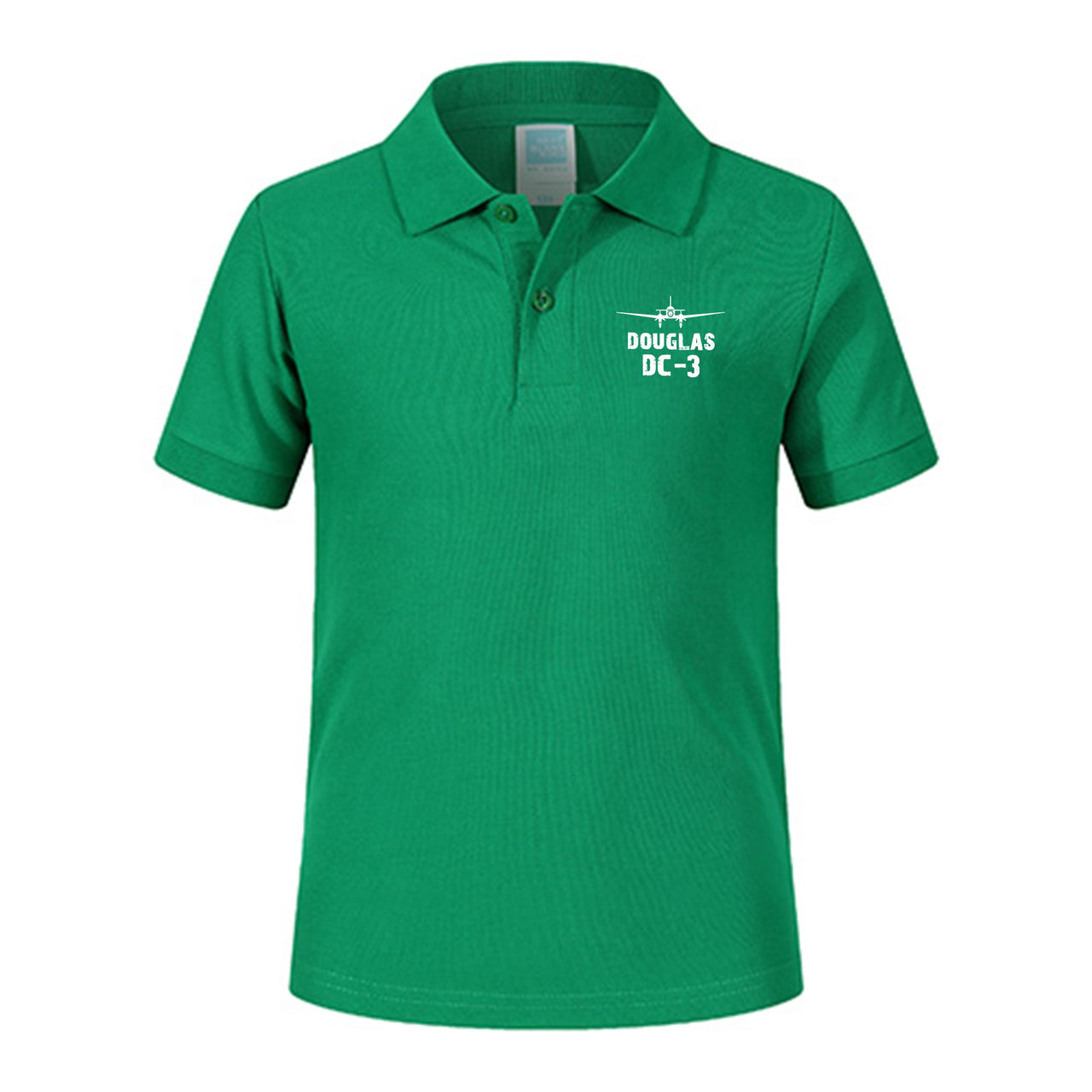 Douglas DC-3 & Plane Designed Children Polo T-Shirts