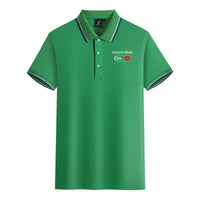 Thumbnail for Airplane Mode On Designed Stylish Polo T-Shirts