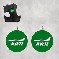 Thumbnail for The ATR72 Designed Wooden Drop Earrings