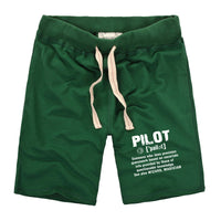 Thumbnail for Pilot [Noun] Designed Cotton Shorts