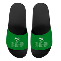 Thumbnail for Aviation Alphabet 2 Designed Sport Slippers