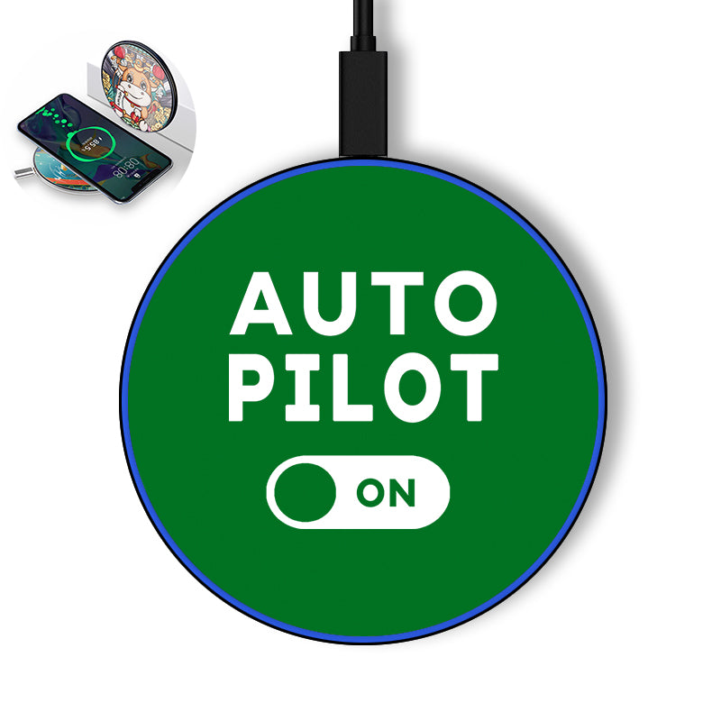 Auto Pilot ON Designed Wireless Chargers