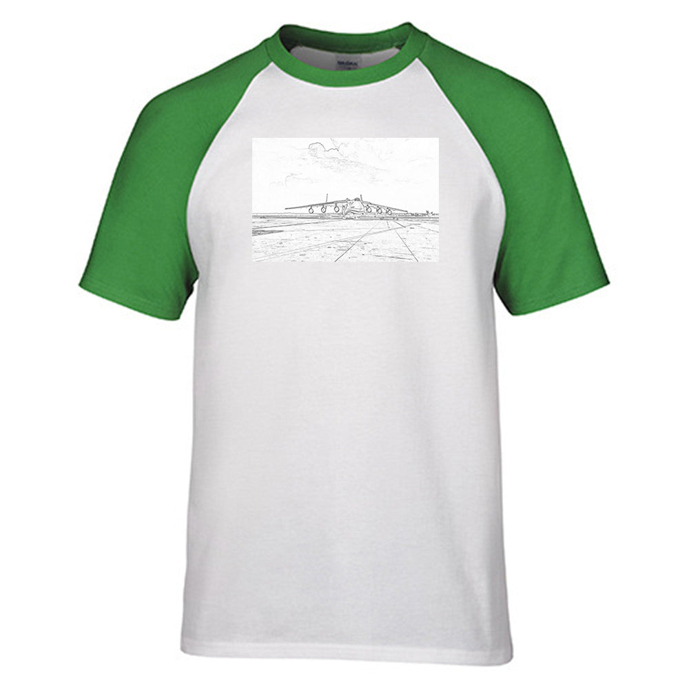 Antonov 225 (54) Designed Raglan T-Shirts