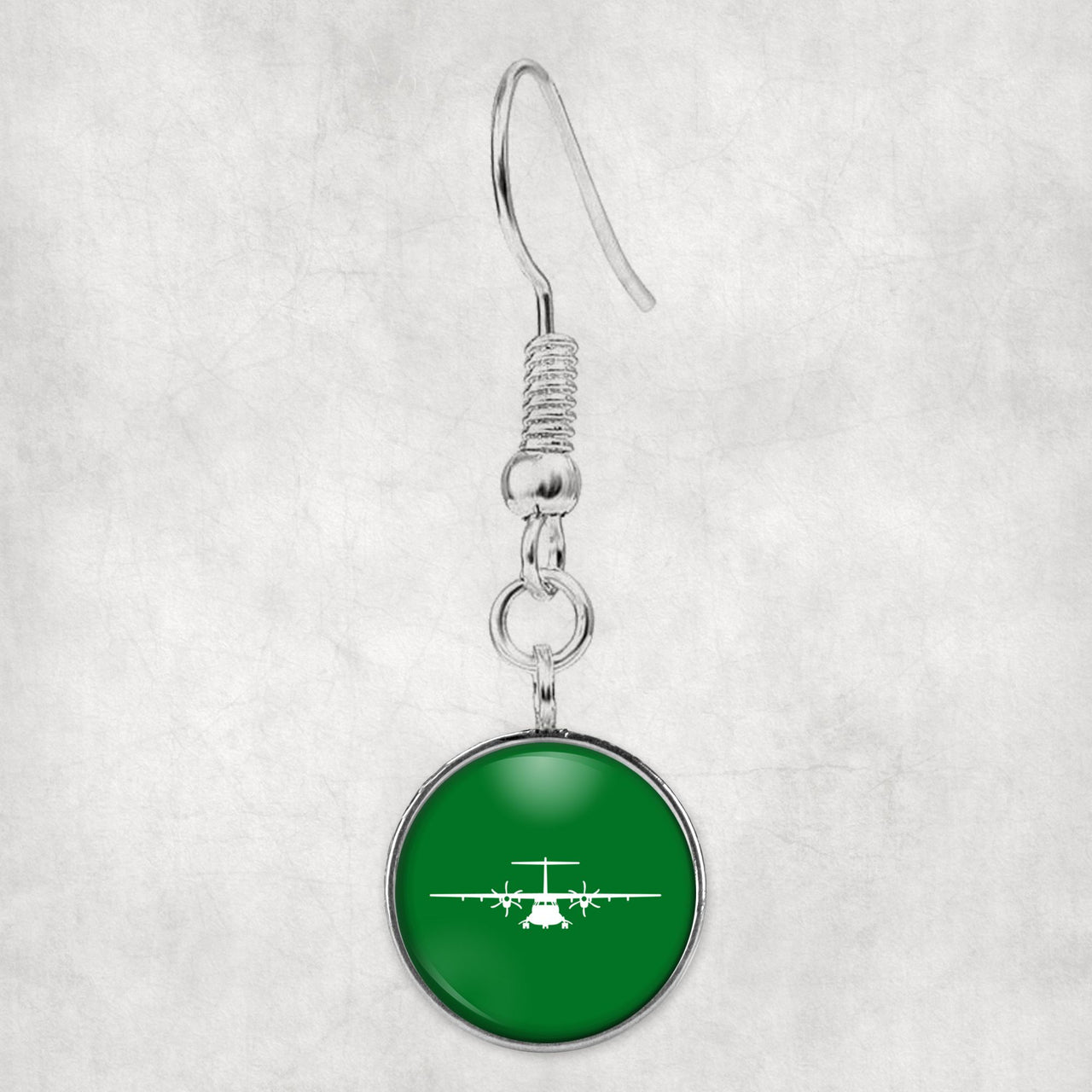 ATR-72 Silhouette Designed Earrings