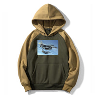 Thumbnail for Two Fighting Falcon Designed Colourful Hoodies