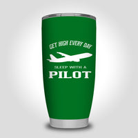 Thumbnail for Get High Every Day Sleep With A Pilot Designed Tumbler Travel Mugs