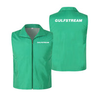 Thumbnail for Gulfstream & Text Designed Thin Style Vests