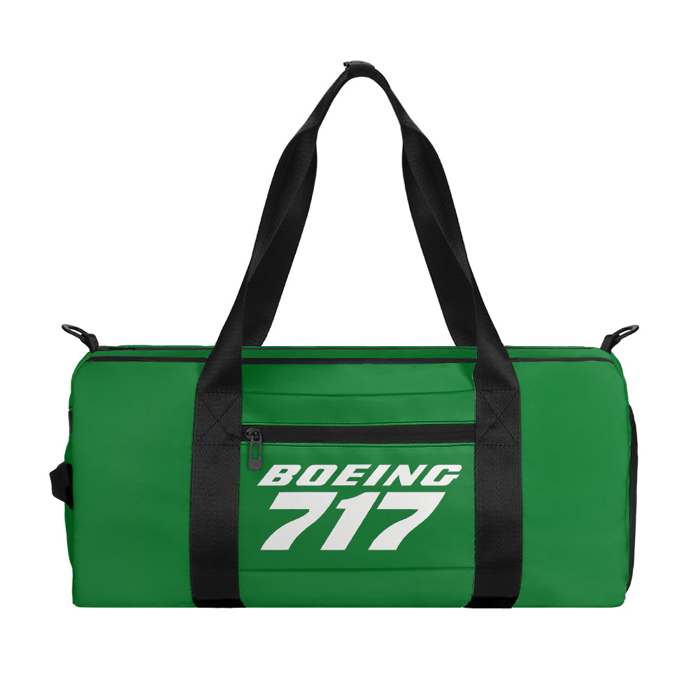 Boeing 717 & Text Designed Sports Bag