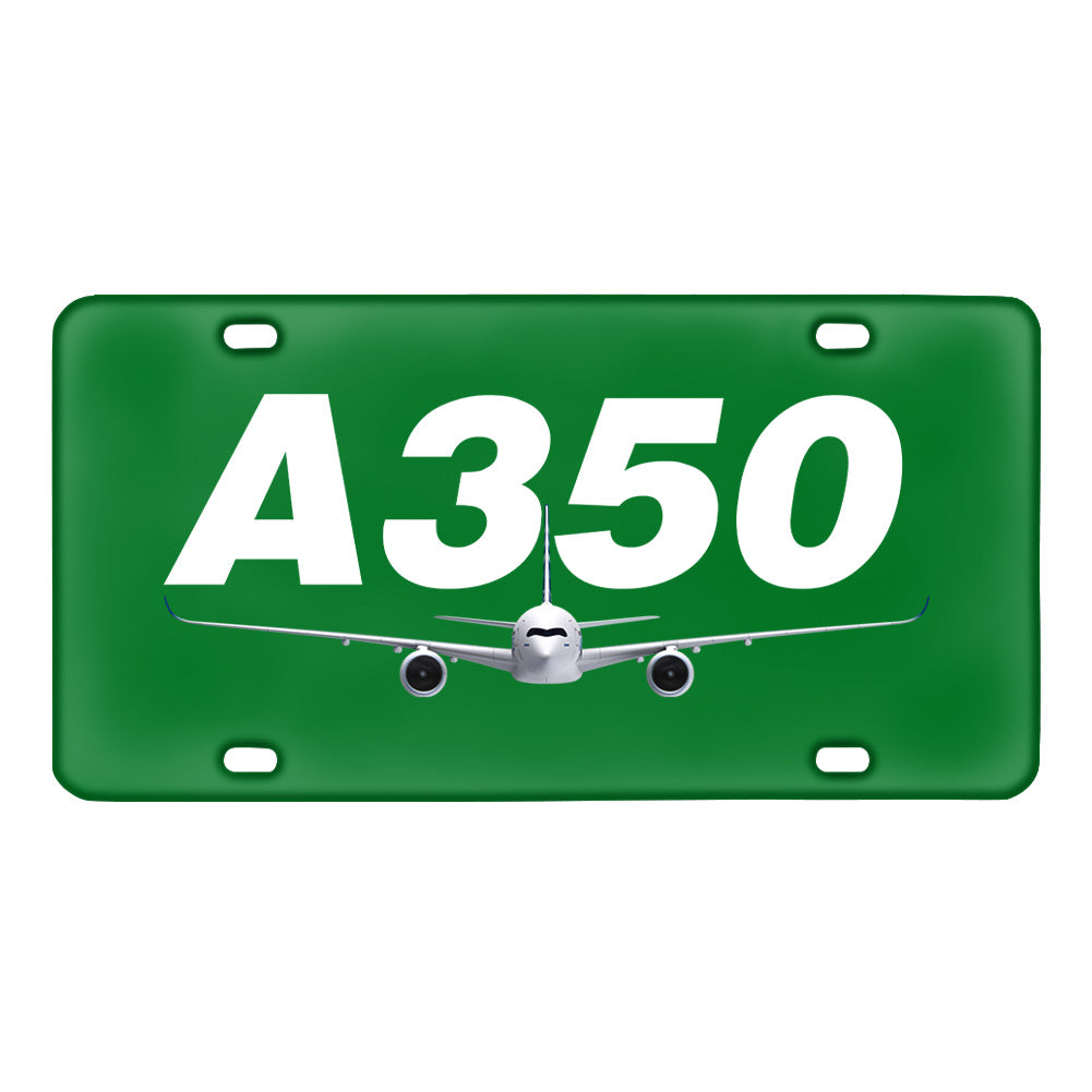 Super Airbus A350 Designed Metal (License) Plates