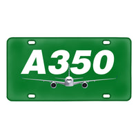 Thumbnail for Super Airbus A350 Designed Metal (License) Plates