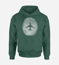 Thumbnail for Aviation Finger Print Designed Hoodies