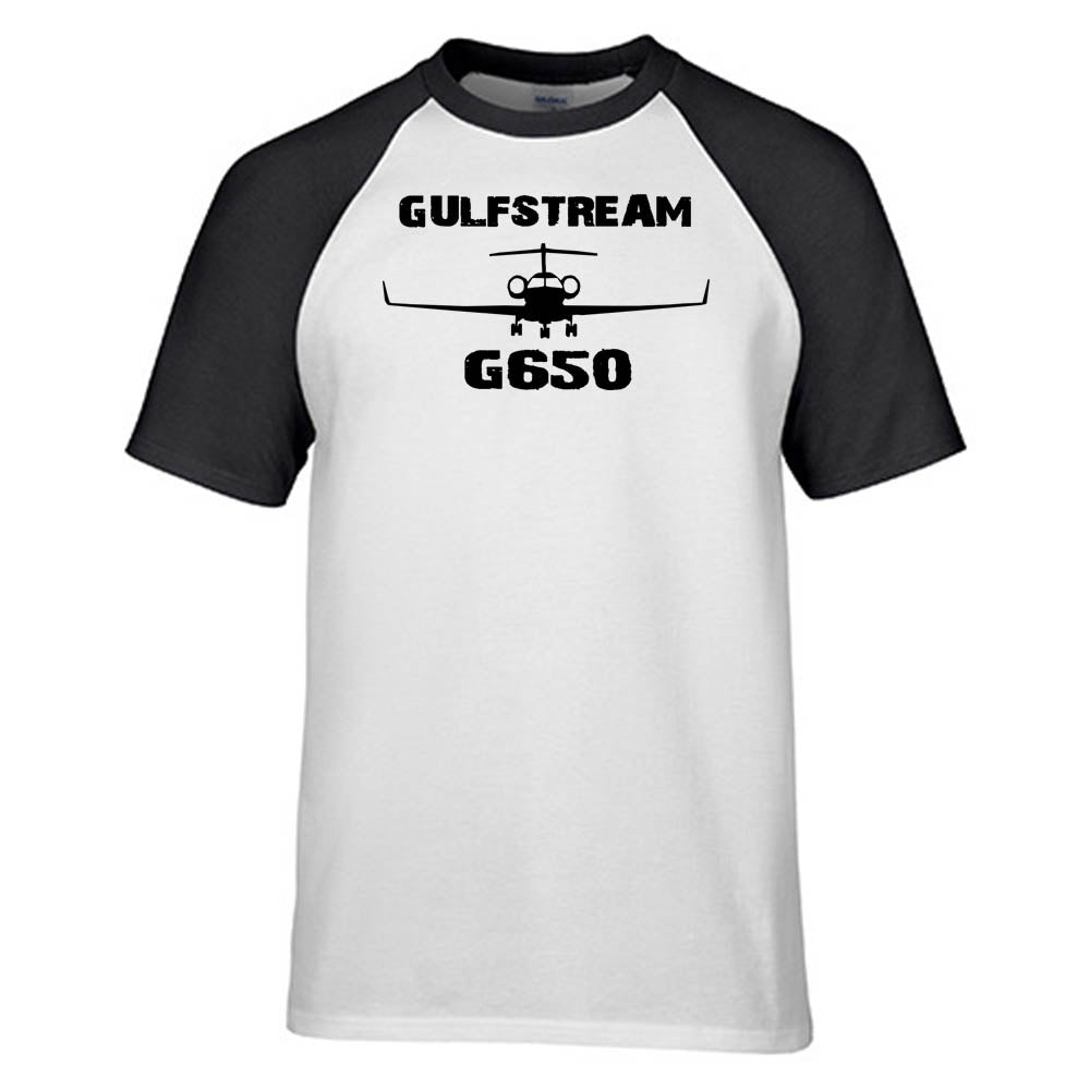 Gulfstream G650 & Plane Designed Raglan T-Shirts