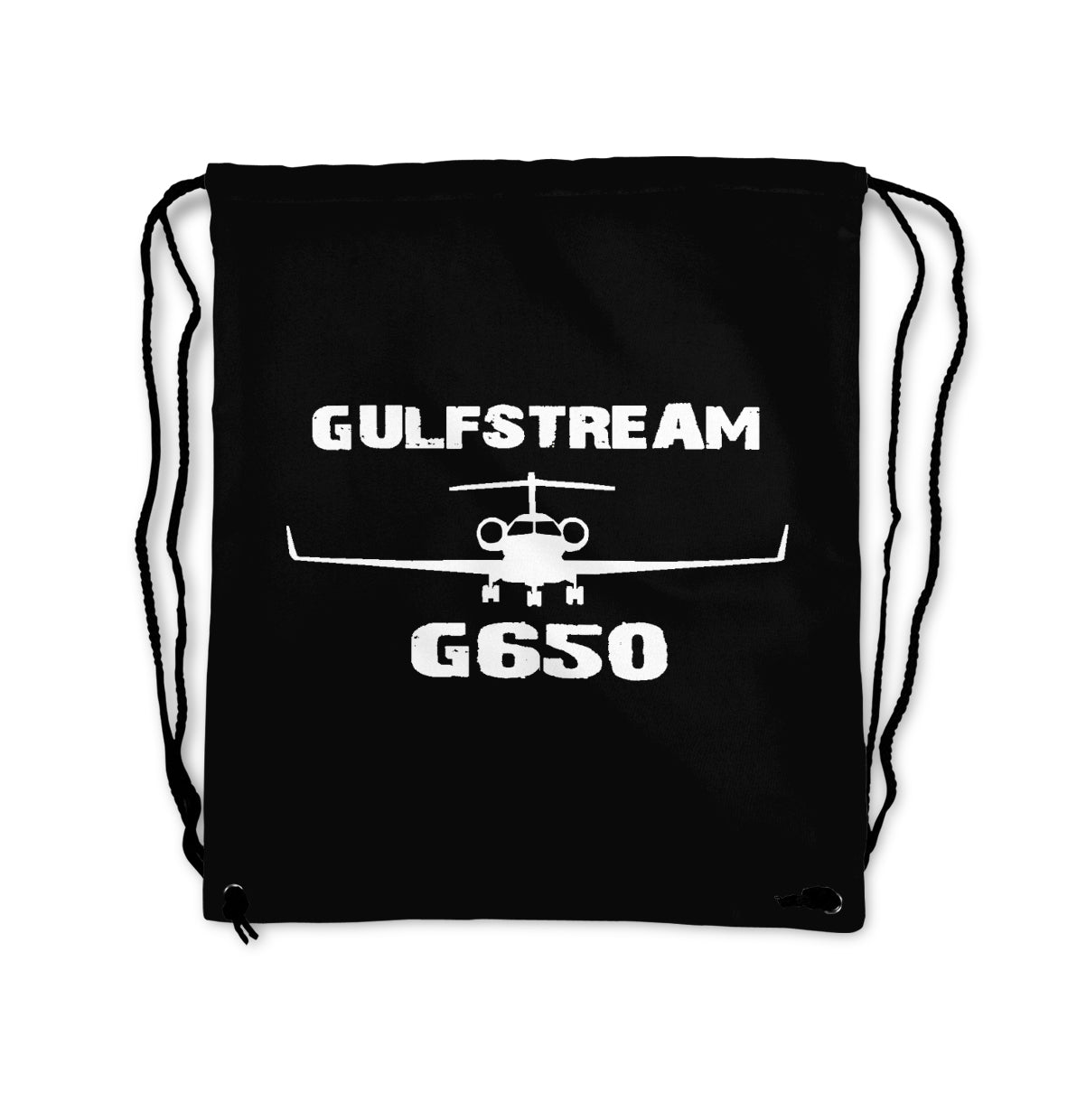 Gulfstream G650 & Plane Designed Drawstring Bags