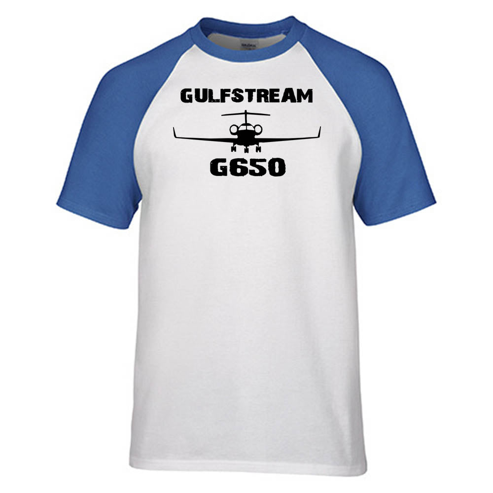 Gulfstream G650 & Plane Designed Raglan T-Shirts