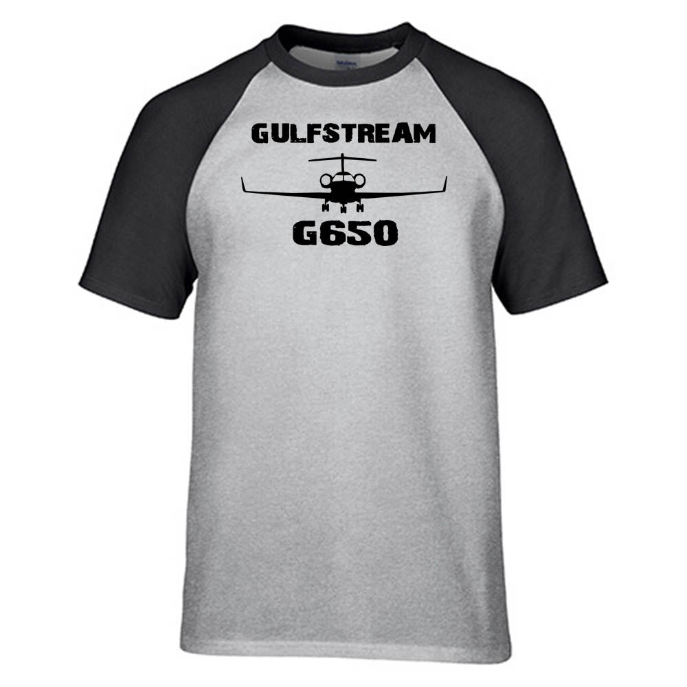 Gulfstream G650 & Plane Designed Raglan T-Shirts