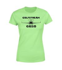 Thumbnail for Gulfstream G650 & Plane Designed Women T-Shirts