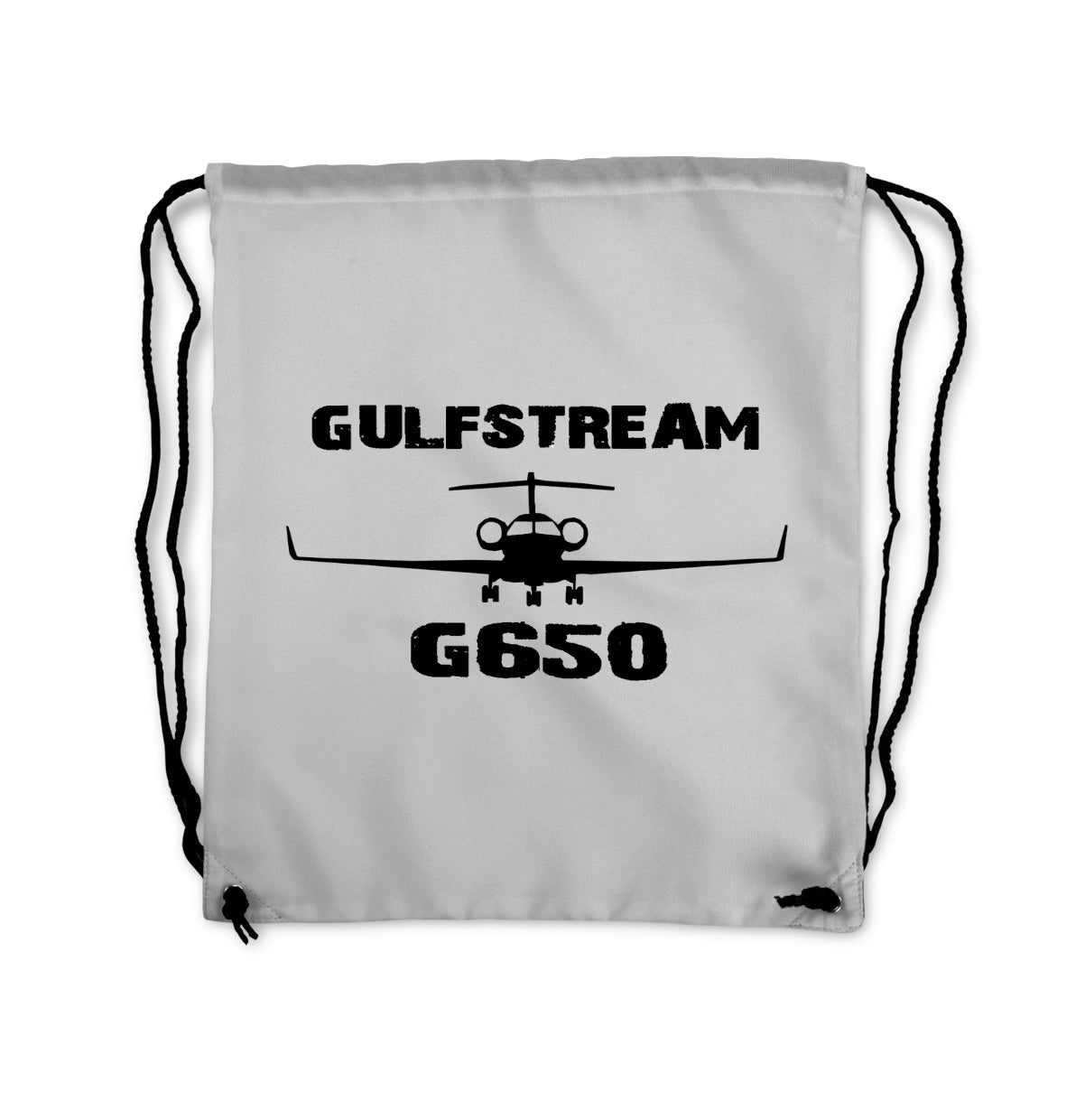 Gulfstream G650 & Plane Designed Drawstring Bags