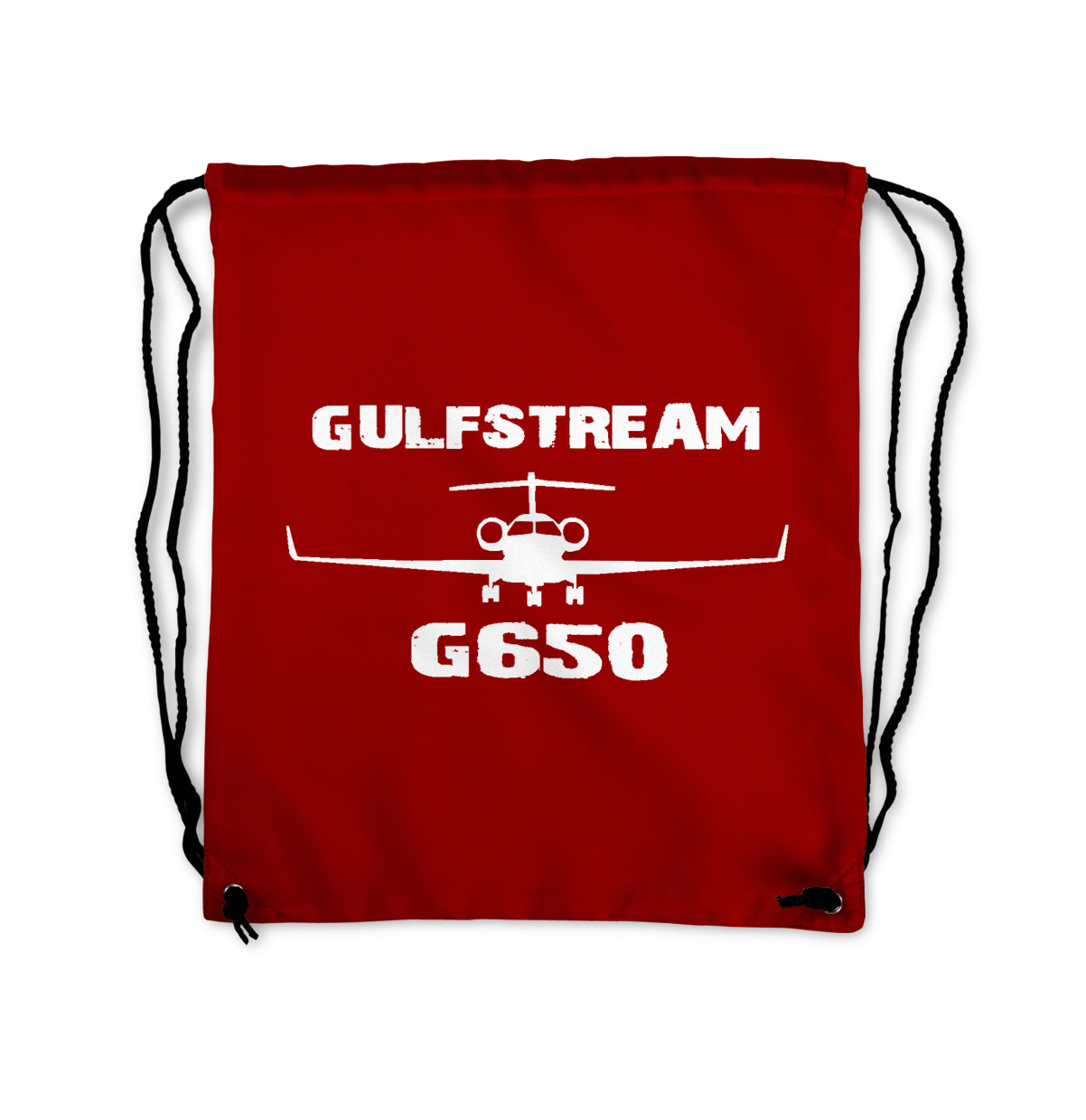 Gulfstream G650 & Plane Designed Drawstring Bags