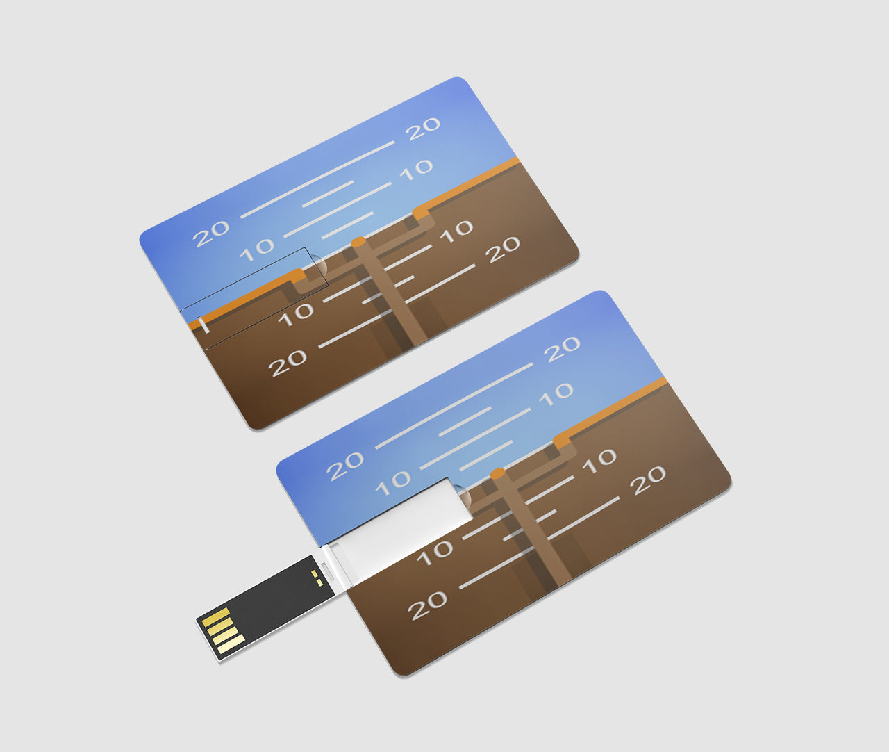 Gyro Horizon Designed USB Cards