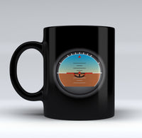 Thumbnail for Gyro Horizon Designed Black Mugs