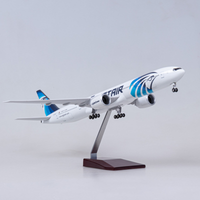 Thumbnail for Egypt Air Boeing 777 Airplane Model (1/157 Scale)