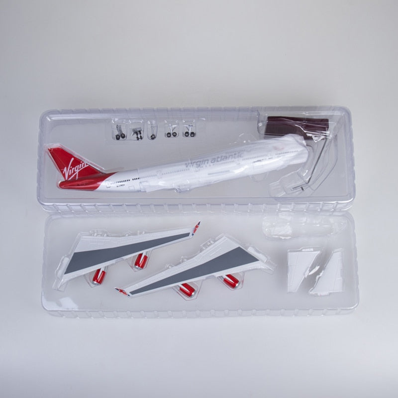 Virgin Atlantic Boeing 747 Airplane Model (1/160 Scale - 47CM)