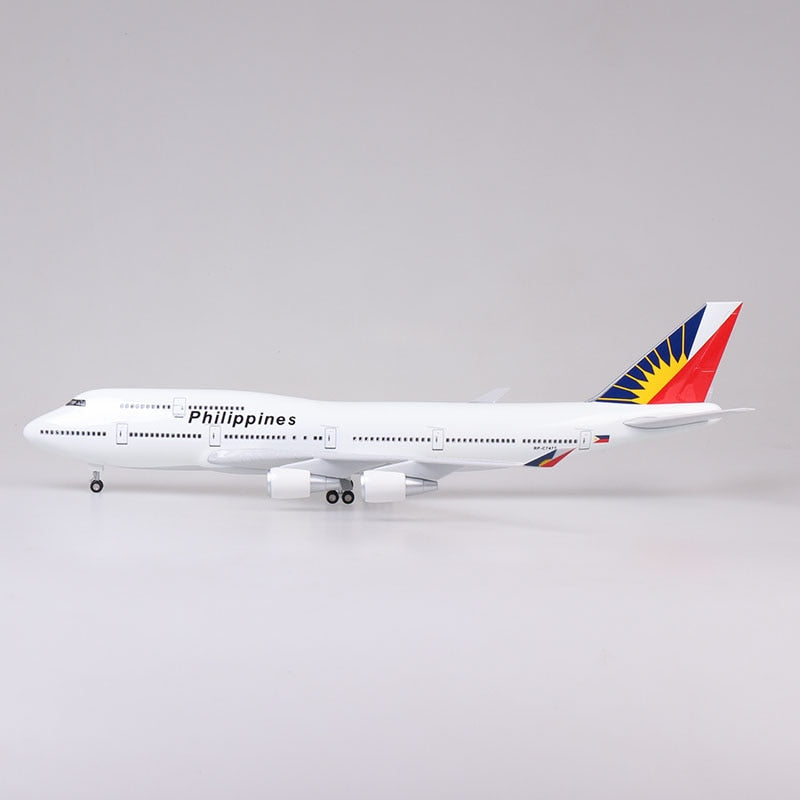 Philippines Boeing 747 Airplane Model (1/160 Scale - 47CM)