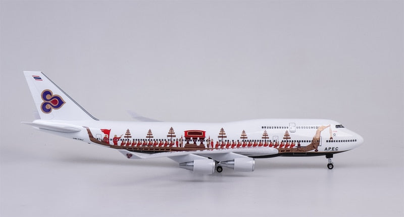 Thai Airways (Dragon Theme) Boeing 747 Airplane Model (1/160 Scale - 47CM)
