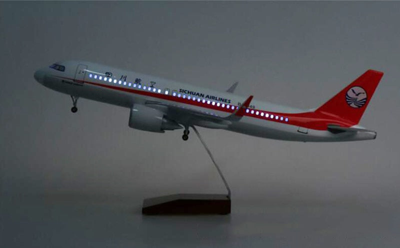 Sichuan Airlines Airbus A320Neo Airplane Model (47CM)
