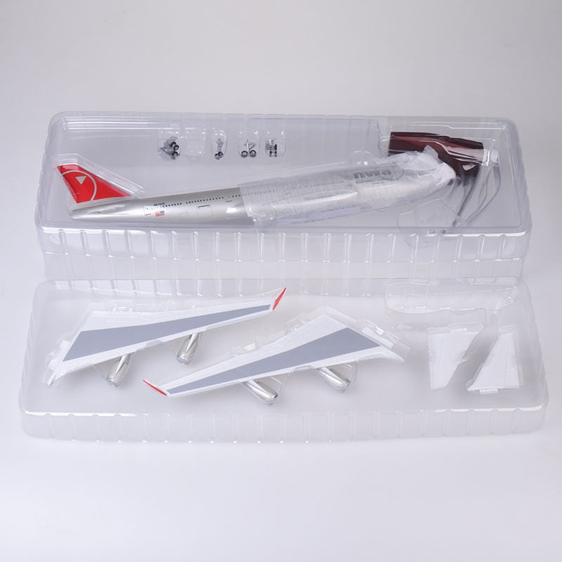 NWA Northwest Boeing 747 Airplane Model (47CM)