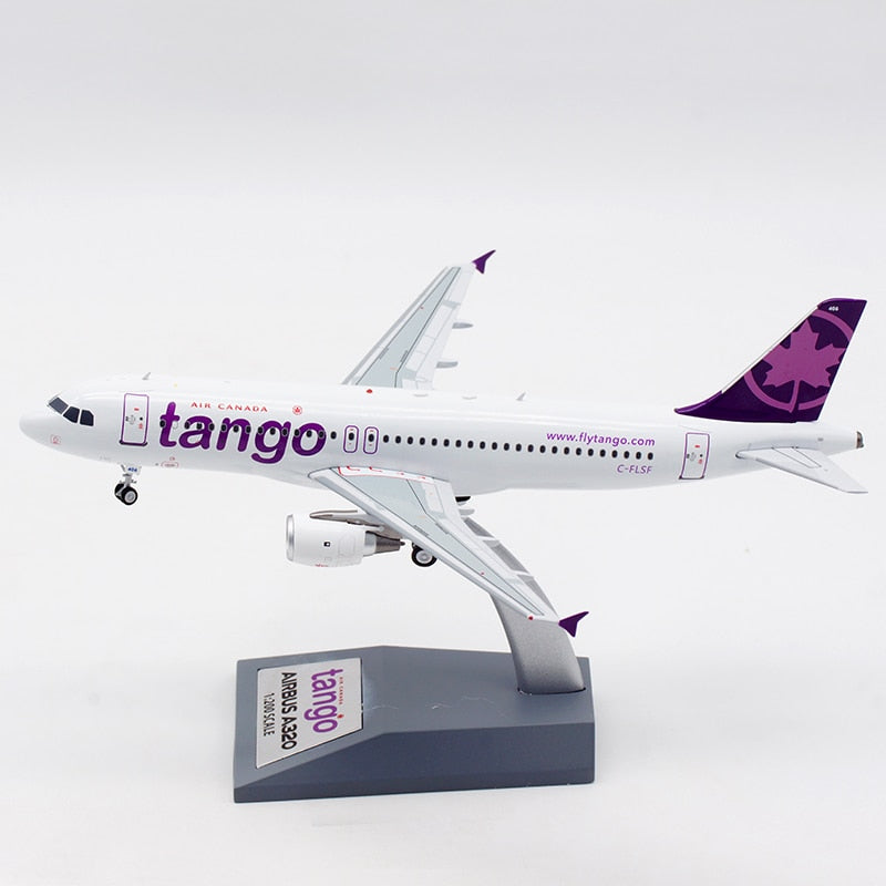 Tango Air Canada C-FLSF A320 Airplane Model (1/200 Scale)