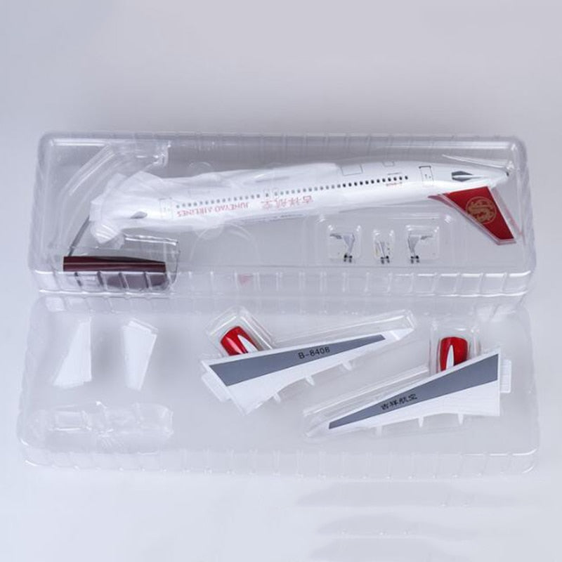 JUNYAO Airlines Airbus A320Neo Airplane Model (47CM)